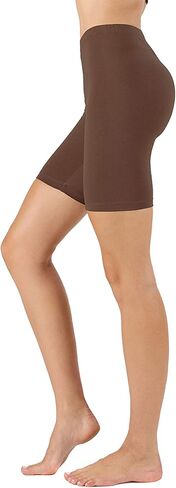 Womens & Plus Cotton Stretch Knee Length Fitness Sport Biker Shorts Leggings (Black/Black (2Pack), 3X) in Saudi Arabia
