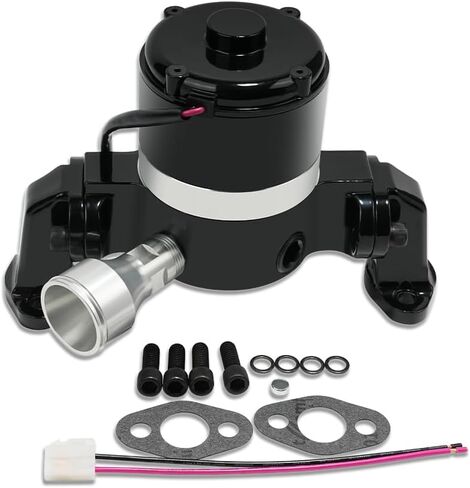 Chrome Finish Aluminum Electric Water Pump fits Chevy Small Block 283 305 327 350 400 in Kuwait