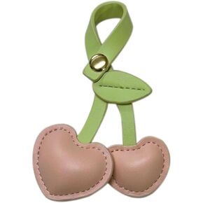 حقيبة جلدية سحر Cherry Keychain قلادة للأكياس محافظ السيارة حلقة مفتاحية صغيرة وساحرة in Kuwait