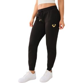 True Religion Women's Foil Classic Lounge Jogger Comfort Pant in Saudi Arabia