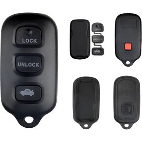 FT funtor لاستبدال مفتاح Toyota عن بعد FOB ، متوافق مع 1999-2008 Toyota Camry Corolla Solara Sienna Matrix pontiac vibe استبدال السيارة بدون مفتاح (A-1 PCS) in Kuwait