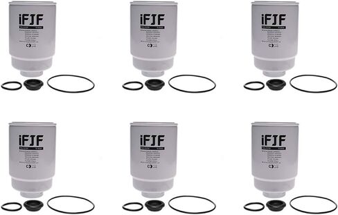iFJF TP3018 Fuel Filter Replacement for Duramax 6.6L Chevy Silverado/GMC Sierra 2500HD 2001-2016 3500HD 2007-2016 Express/Savana 2500 3500 4500 2012-2016 Diesel Engine TP3012 12664429(Set of 3) in Saudi Arabia