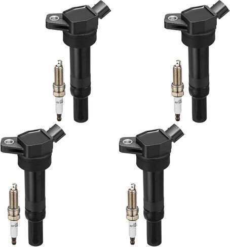 مجموعة من 8 اشتعال ملف DG521 C1659 متوافق مع فورد إكسبيديشن مستكشف موستانج F150 F250 F350 F450 F550 Super Duty ، Mark LT Navigator ، Mountaineer 4.6L 5.4L V8 6.8L V10 in Kuwait