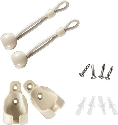 Sun Shading Components Bunge kit and end Cover, Weather Resistant, Suitable for Coolaroo Outdoor Roller Blinds, Outdoor Blinds, and Roller Blinds(Bungee kit) in Kuwait