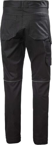 Helly-Hansen Workwear Manchester Service Work Pants للرجال مع امتداد ميكانيكي ثنائي الاتجاه وربط جيب الفخذ الإغلاق in Saudi Arabia