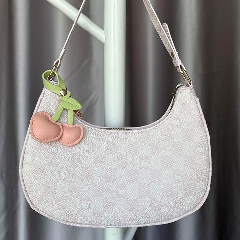 حقيبة جلدية سحر Cherry Keychain قلادة للأكياس محافظ السيارة حلقة مفتاحية صغيرة وساحرة in Kuwait