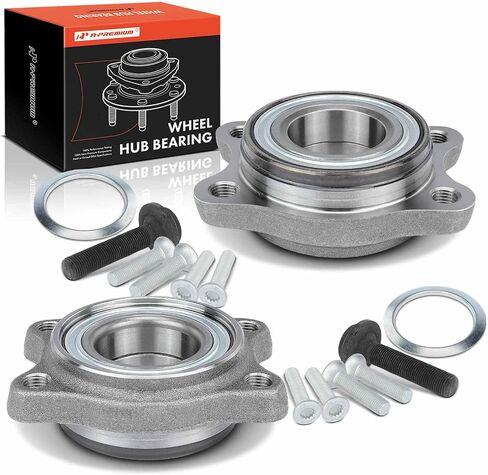 A-Premium 2 x Front or Rear Wheel Bearing and Hub Assembly Compatible with Audi A4 2002-2009, A4 Quattro 2002-2009, A6 2000-2004, A6 Quattro 2000-2004, RS6 2003, RS4 2007-2008, S4, S6, S8 in Saudi Arabia