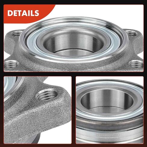 A-Premium 2 x Front or Rear Wheel Bearing and Hub Assembly Compatible with Audi A4 2002-2009, A4 Quattro 2002-2009, A6 2000-2004, A6 Quattro 2000-2004, RS6 2003, RS4 2007-2008, S4, S6, S8 in Saudi Arabia