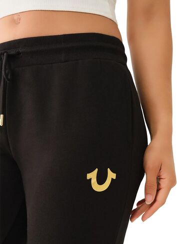 True Religion Women's Foil Classic Lounge Jogger Comfort Pant in Saudi Arabia