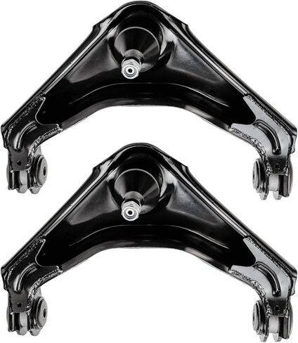 Detroit Axle - مجموعة أذرع التحكم الأمامية لـ Chevy GMC Sierra Silverado 2500 3500 HD ، ضواحي Avalanche Yukon XL 2500 Hummer H2 ، 4 أذرع التحكم العلوية والسفلية مع مفاصل الكرة 2 قضبان التأثير in Saudi Arabia