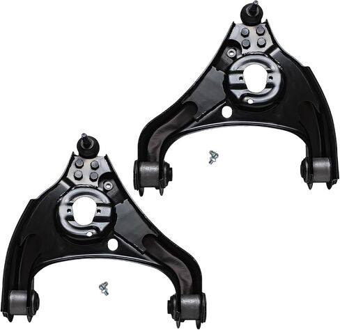 Detroit Axle - RWD Front End Supension Kit لعام 2006-2010 دودج رام 1500 ، 2011-2012 RAM 1500 ، قضبان ربط الأسلحة السفلية أحذية الأسلحة البارز العلوية للكرة 2007 2008 2009 بديل - 12 مساءً مجموعة in Kuwait