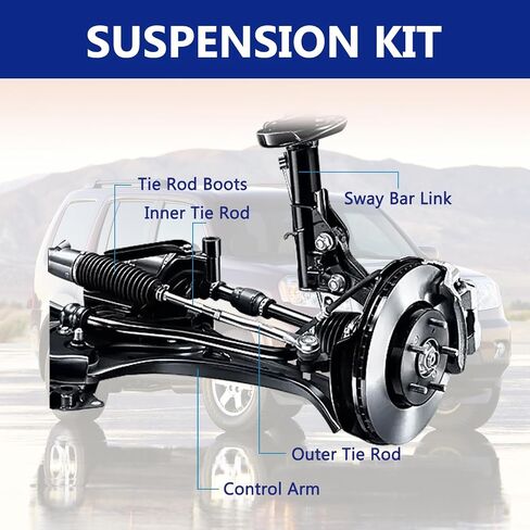 Control Arm, Replacement For Front Lower Control Arm With Ball Joint Sway Bar Suspension Kit Compatible With 2009-2015 Honda Pilot - 2 Pcs in Saudi Arabia