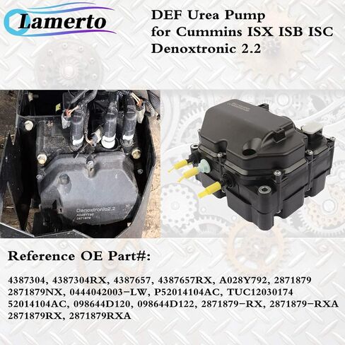 2.2 12V DEF PUMP مضخة اليوريا 4387304RX استبدال Cummins ISX ISB ISC DENOXTRONIN DIESEL مضخة سائل ديزل #A028Y792 2871879-RX in Saudi Arabia