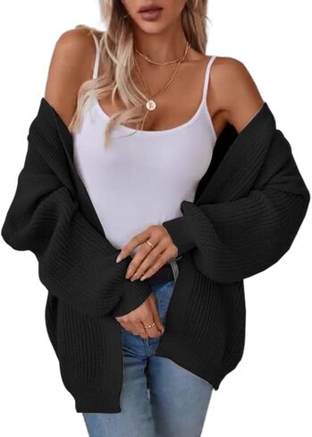 سترات Kinghua Cardigan للنساء خريف الشتاء غير الرسمي اللطيف السترات الأمامية المفتوحة طويلة الأكمام الطويلة in Kuwait