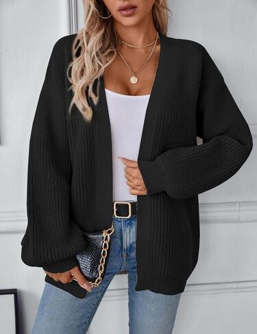 سترات Kinghua Cardigan للنساء خريف الشتاء غير الرسمي اللطيف السترات الأمامية المفتوحة طويلة الأكمام الطويلة in Kuwait