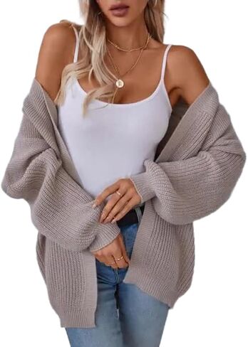 سترات Kinghua Cardigan للنساء خريف الشتاء غير الرسمي اللطيف السترات الأمامية المفتوحة طويلة الأكمام الطويلة in Kuwait