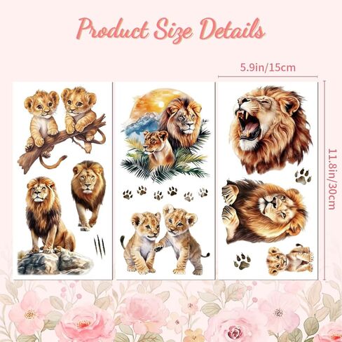 Rub on Transfer Decal Sticker for Furniture Craft Decor 6"x12" Mallard Duck and Pond, 3Pcs Waterproof UV DTF Transfer for Drawer Dresser Glass Porcelain Wood Plastic Window in Kuwait