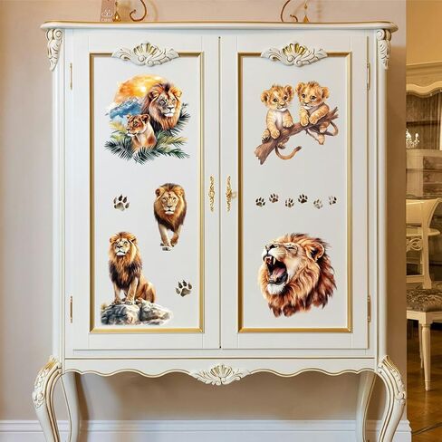 Rub on Transfer Decal Sticker for Furniture Craft Decor 6"x12" Mallard Duck and Pond, 3Pcs Waterproof UV DTF Transfer for Drawer Dresser Glass Porcelain Wood Plastic Window in Kuwait