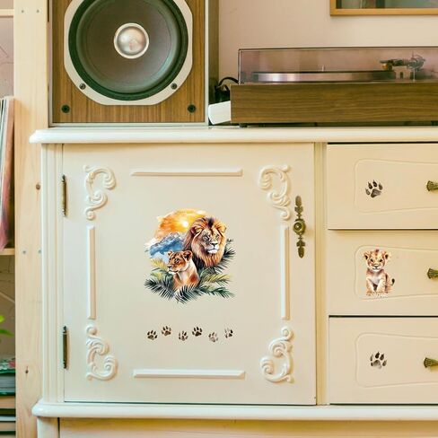 Rub on Transfer Decal Sticker for Furniture Craft Decor 6"x12" Mallard Duck and Pond, 3Pcs Waterproof UV DTF Transfer for Drawer Dresser Glass Porcelain Wood Plastic Window in Kuwait