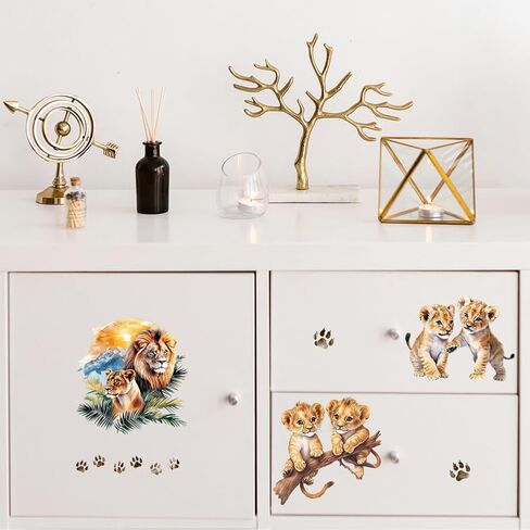 Rub on Transfer Decal Sticker for Furniture Craft Decor 6"x12" Mallard Duck and Pond, 3Pcs Waterproof UV DTF Transfer for Drawer Dresser Glass Porcelain Wood Plastic Window in Kuwait