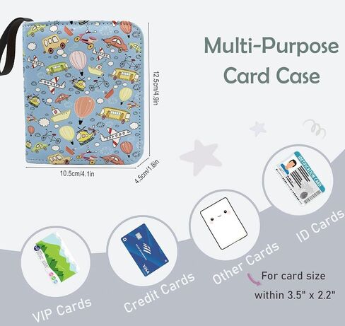 Thisness Card Holder for Yoto Cards 50 Cards Capacity Mini Card Case Organizer with Zipper Boys Card Storage Binder for Yoto Player and Yoto Mini Cards, Dark Blue in Saudi Arabia