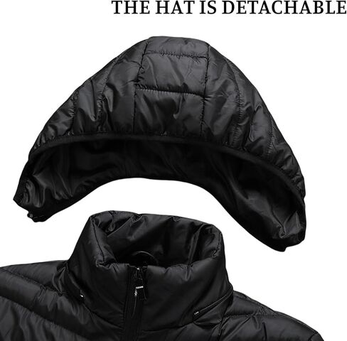 Men's Women's Heated Jacket Zip Windproof Softshell Quilted Heating Hoodies 2025 Winter Thicken Warm Coat Outerwear in Saudi Arabia