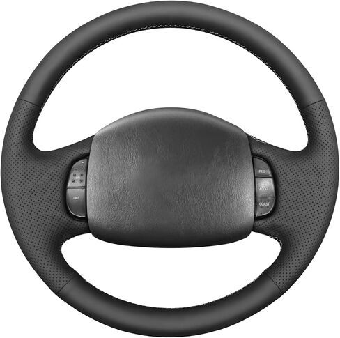 MEWANT HAND SEWN 3D STYLE TEERING WELLE WROP for F150 F250 F350 / Expedition Troube 1997-2003 Exering Wheel Accessories for Ford in Kuwait