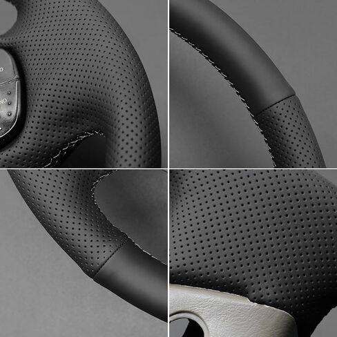 MEWANT HAND SEWN 3D STYLE TEERING WELLE WROP for F150 F250 F350 / Expedition Troube 1997-2003 Exering Wheel Accessories for Ford in Kuwait