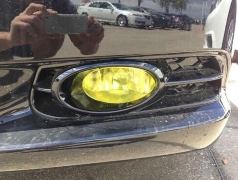 غلاف Slickmod Precut Vinyl Tint لعام 2012-2015 Honda Civic Foglights (كوبيه) (أصفر) in Saudi Arabia