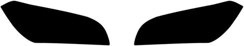 Rvinyl Headlight Tint Covers Compatible with BMW X1 2012-2015 - Smoke in Saudi Arabia