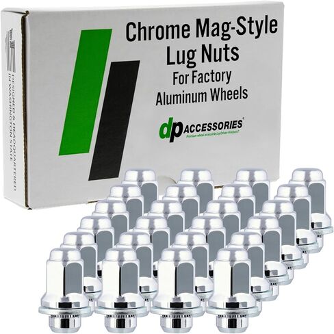 DPAccessories Lug Nuts Compatible with 2000-2006 Toyota Tundra | Black OEM Style | Factory Aluminum Wheels Only | Set of 24 Wheel Nuts | DTOTUN01F-BK/1 in Kuwait
