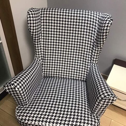 غطاء الكرسي فقط! لكرسي Ikea Strandmon Wing ، غطاء الأريكة لغرفة المعيشة ، كرسي Slipcover (S-14) in Kuwait