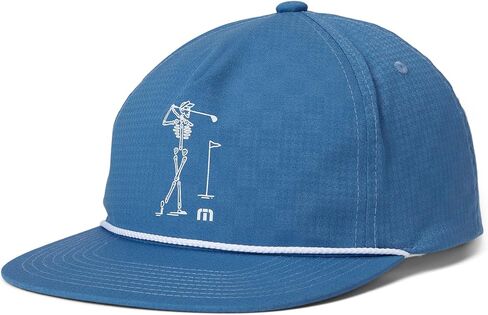 Travismathew Men's Lost Swing Hat - Snapback قابلة للتعديل ، كلاسيكي من ستة لوحات سوداء in Saudi Arabia