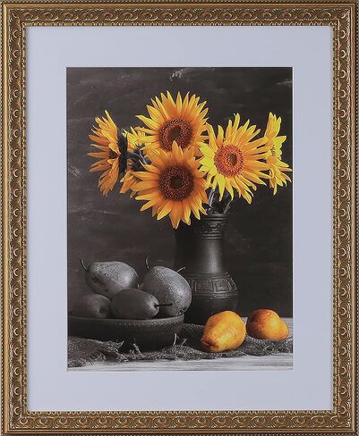 18 x 24 Frame 1-3/8" 18x24 Gold Frame.18x24 Poster Frame.18 x 24 Picture Frames for Wall Mounting.Large Ornate 24x18 Canvas Oil Painting Frames Gothic Vintage Antique Luxury 3210.Baroque Wood Alternative-Polystyrene for Photo,Diploma,Puzzle,TV in Kuwait