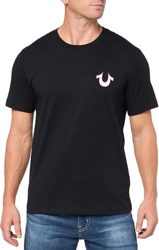 True Religion Men's Ss Vintage Flock Tee in Saudi Arabia