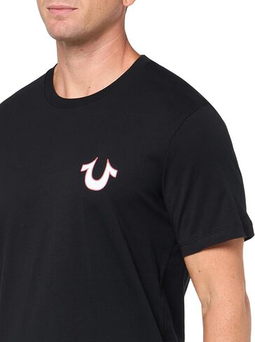 True Religion Men's Ss Vintage Flock Tee in Saudi Arabia