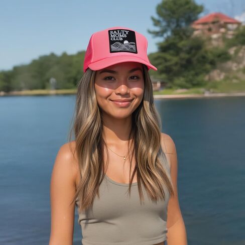 Friday Feelin' Trucker Hat Women Men Baseball Caps Western Trucker Hats Adjustable Baseball Hats Mom Hats - One Size in Saudi Arabia