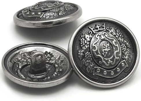 14 Pieces Antiqued Bronze Blazer Buttons, 15mm 23mm Metal Buttons for Blazers, Suits, Coats, Jackets in Saudi Arabia