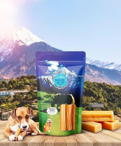 Medium Dog Chews, 3.3 oz, Grain/Gluten/Lactose-Free, for Dogs Under 55 lbs (3.3 OZ, Medium, Unflavored) in Saudi Arabia