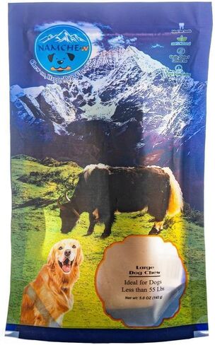 Medium Dog Chews, 3.3 oz, Grain/Gluten/Lactose-Free, for Dogs Under 55 lbs (3.3 OZ, Medium, Unflavored) in Saudi Arabia