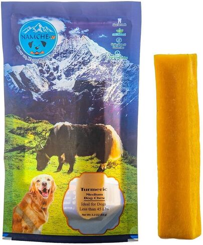 Medium Dog Chews, 3.3 oz, Grain/Gluten/Lactose-Free, for Dogs Under 55 lbs (3.3 OZ, Medium, Unflavored) in Saudi Arabia