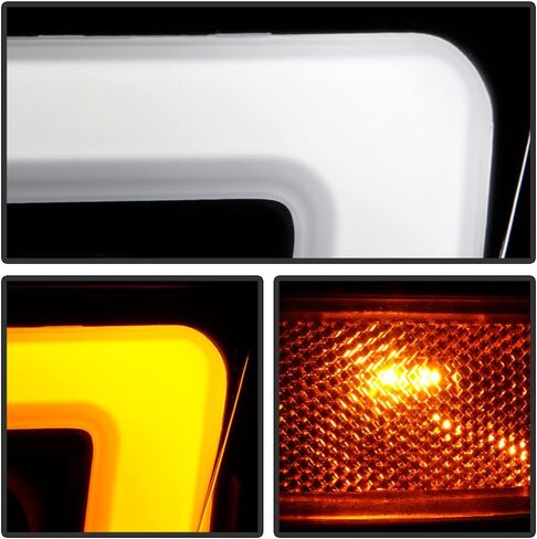 Acanii - لعام 2009-2021 Nissan Frontier Switchback Switch LED Tube LED Dual Projector Leadlmaps Left+Right in Saudi Arabia