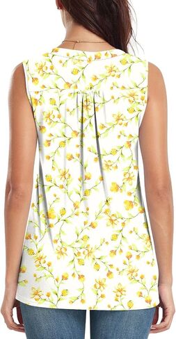 قمم دبابة Bestbee Women’s Tank Datsy Disy Disy 2025 Summer Blouses قمصان أعمال ضد Tunic Tubs Neck Olcyless in Kuwait