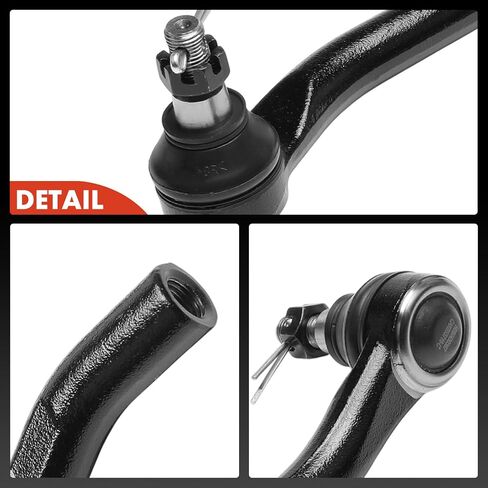 A-Premium 2 x Front Outer Tie Rod Ends, Compatible with Honda Pilot 2003-2008 & Acura MDX 2001-2006 in Saudi Arabia