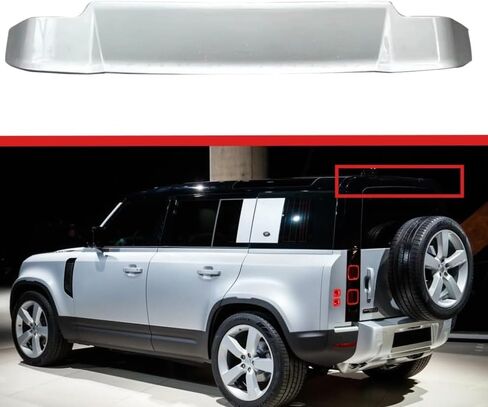 ABS الخلفية Tail Wing Trunk Lip Spoiler Fits for Defender 110 4D 90 2d 2020-2024 (Fuji White) in Kuwait