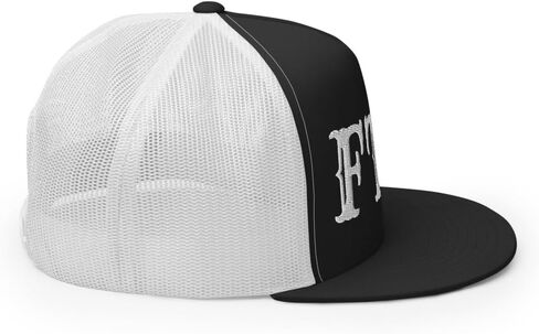 NG FTW Embroidered Flat Bill Trucker Hat High Crown Adjustable Cap in Saudi Arabia