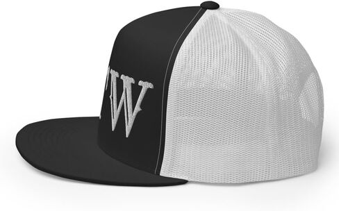 NG FTW Embroidered Flat Bill Trucker Hat High Crown Adjustable Cap in Saudi Arabia
