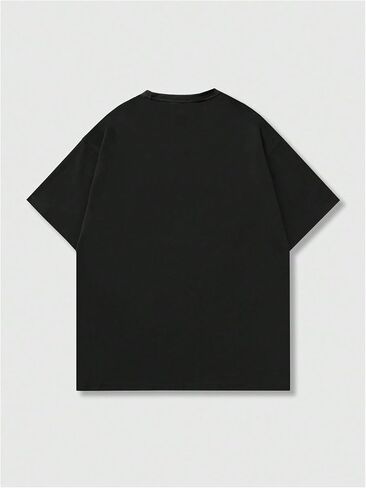 GORGLITTER Men's Y2K Graphic Tee Oversized Drop Shoulder Crewneck Short Sleeve Streetwear Casual T Shirt in Saudi Arabia
