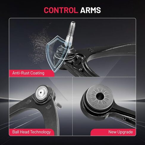BDFHYK Front Left Upper Control Arm 1pcs,with Ball Joint Compatible with 2007-2016 Cadillac Escalade ESV/EXT,2007-2016 Chevrolet Avalanche Silverado 1500 Suburban 1500 Tahoe,2007-2016 GMC Sierra 1500 in Saudi Arabia