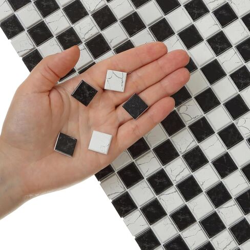 150 pcs, Dollhouse Flooring, 1:12 Scale Doll House Tiles, Miniature Checkerboard Floor, REDUCIO!, 614_12 in Kuwait